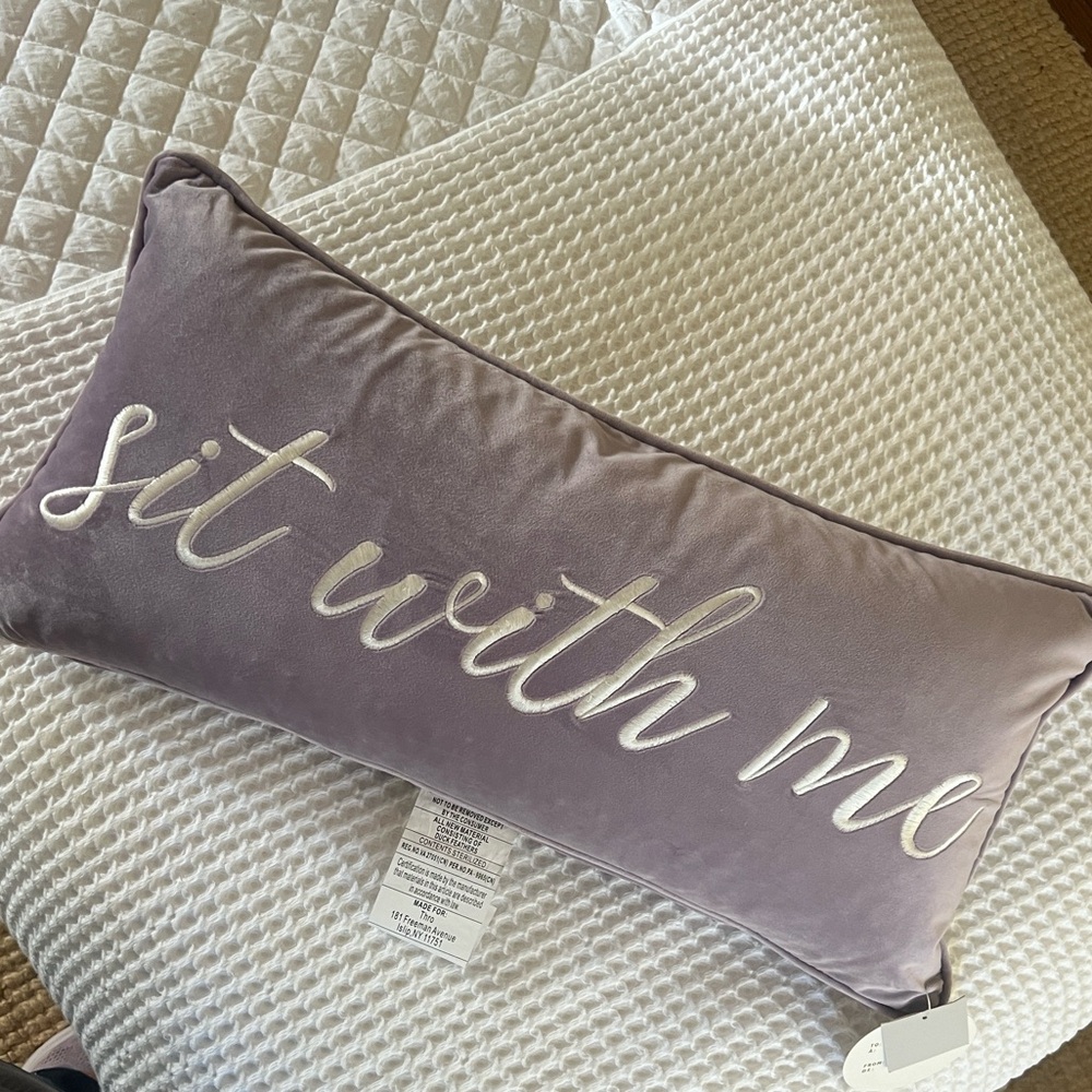 THRO Studio Velvet Lumbar Pillow